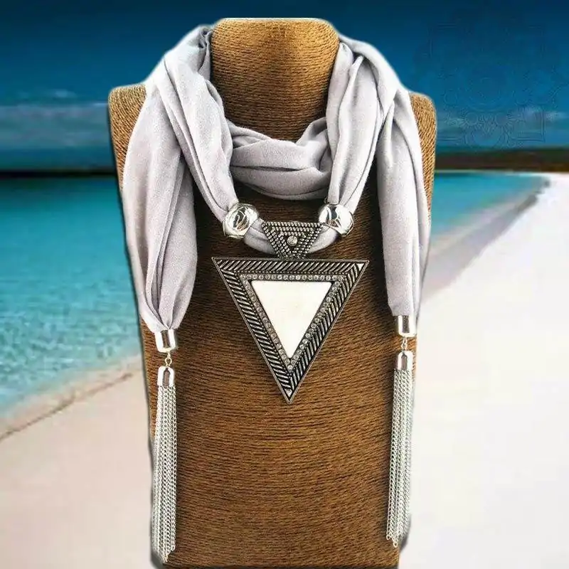Sieraden Sjaal ketting sieraden. | OkO-OKO™ Ketting sjaal juwelen | oko oko