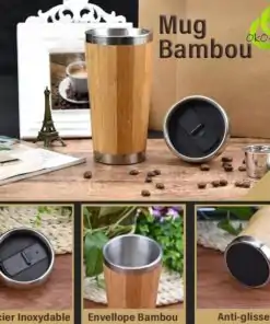 Taza termos bambú | oko-oko