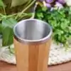 Thermos <br>Mug Isotherme Bamboo (intérieur Inox). | OkO-OKO™ mug bamboo intérieur Inox | oko-oko