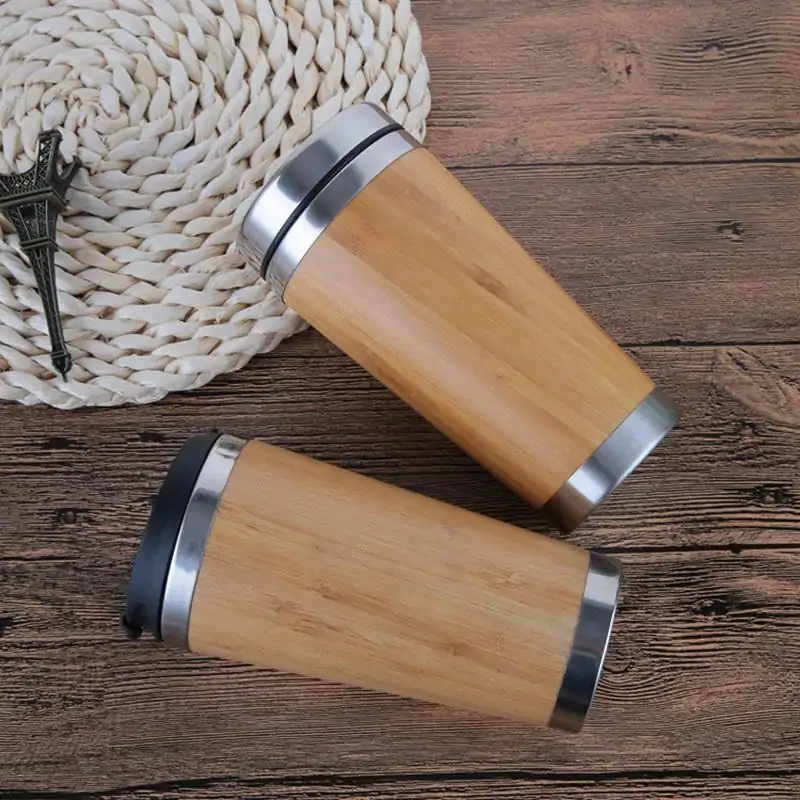Thermos <br>Mug Isotherme Bamboo (intérieur Inox). | OkO-OKO™ Acheter mug bamboo original | oko-oko