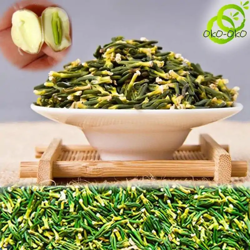 Thé et Infusion <br> Thé de Germe de Lotus (200 g). | OkO-OKO™ Thé de Germe de Lotus dans une coupe | okooko
