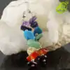 Buckle-7-chakra-stones-rough on a natural stone OkO-OkO