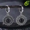 Lithotherapy Jewelry Sun Earrings | OkO-OKO™ Cheap blue sand sun earrings | oko-oko