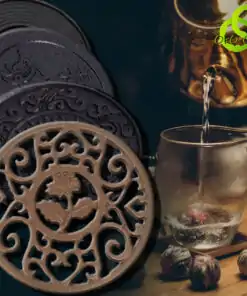 Dessous de théière fonte noire 5 Variantes