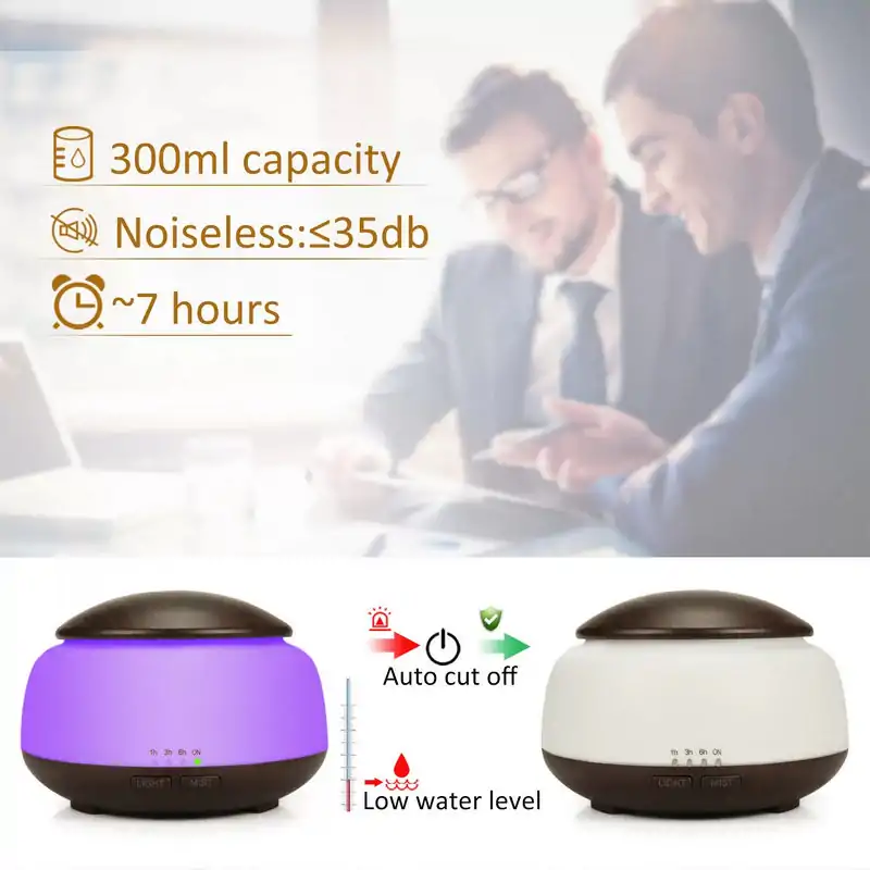 Essentiële Olie Diffuser Aromatherapie. | OkO-OKO™ 7-uurs verstuiver van essentiële olie | OkO-OkO