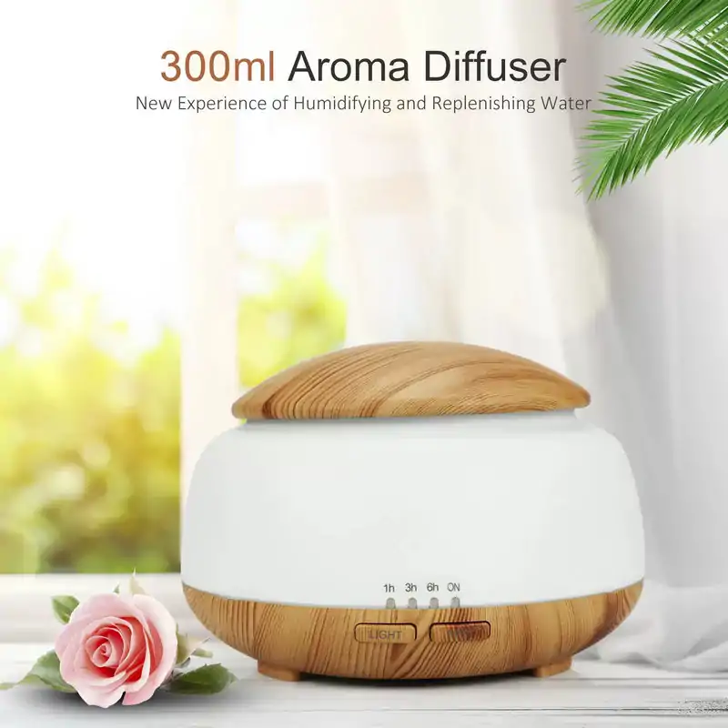 Essentiële Olie Diffuser Aromatherapie. | OkO-OKO™ 300 ml langdurige verstuiver van essentiële olie | OkO-OkO