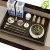 Incienso Molde de Cobre para Polvo de Incienso | OkO-OKO™ Set de incienso y loto y polvo blanco + bandeja + quemador y utensilios | OkO-OkO