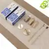 Incienso Molde de Cobre para Polvo de Incienso | OkO-OKO™ Set Incienso Loto y Polvo Blanco + Utensilios | OkO-OkO