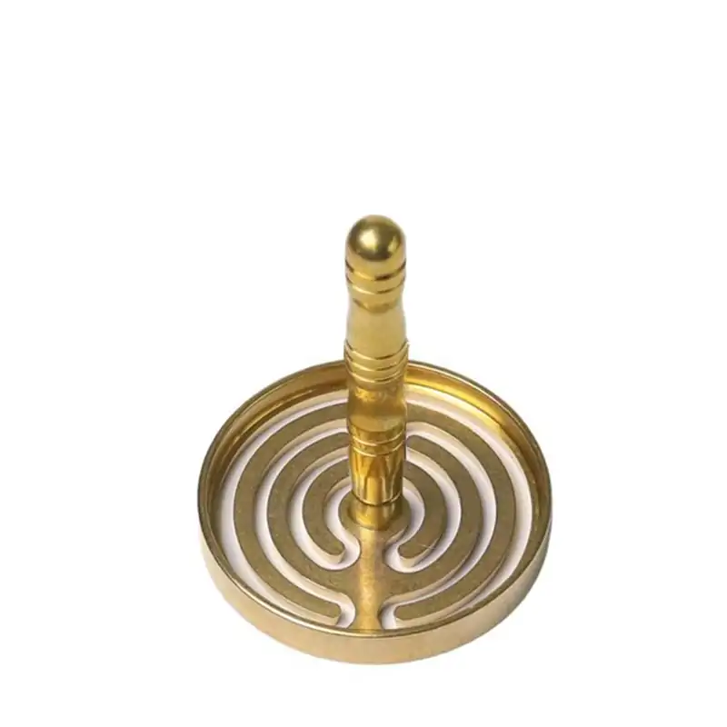 Incienso Molde de Cobre para Polvo de Incienso | OkO-OKO™ Molde para incienso Concentración 4,5 cm | OkO-OkO