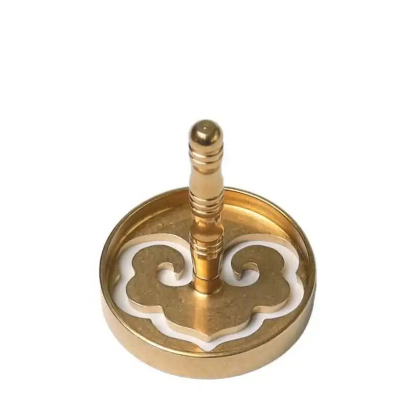 Incienso Molde de Cobre para Polvo de Incienso | OkO-OKO™ Molde para incienso Ruyi 4,5 cm | OkO-OkO