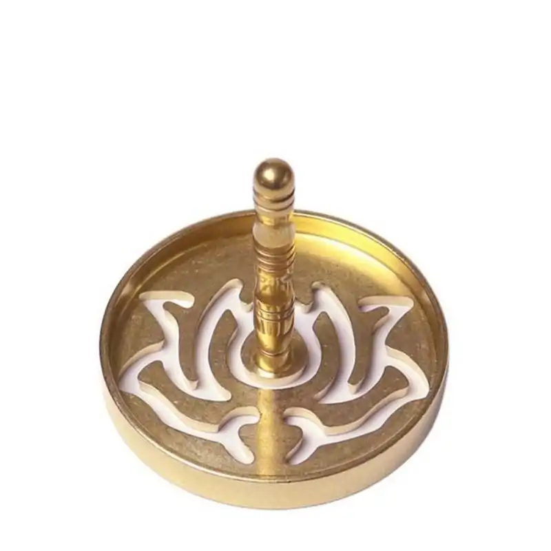 Incienso Molde de Cobre para Polvo de Incienso | OkO-OKO™ Molde incienso Lotus 6 cm | OkO-OkO