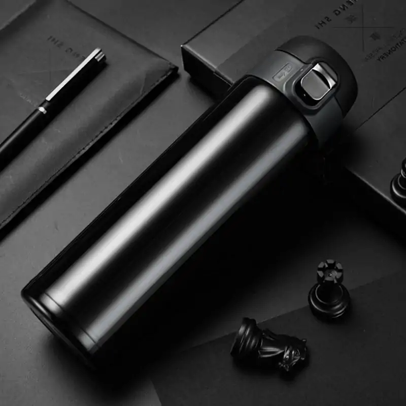 Thermos <br> Mug isotherme étanche 350 & 500 ML. | OkO-OKO™ variante Noir Mug étanche thermos Isotherme OkO-OkO