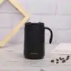 Taza isotérmica con asa 500ml Negra oko-oko