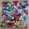 Bijou Diffuseur Huiles Essentielles <br> Boules coton pour pendentif. | OkO-OKO™ feutre boule sphère absorbante bijoux diffusseur huile aromathérapie 8 mm | oko-oko