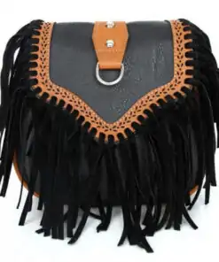 Sac frange variante Noir | OkO-OkO