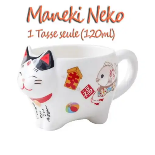 Tea set cat alone Maneki Neko | oko-oko