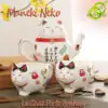 Tea set Theiere + cat cup Maneki Neko | oko-oko