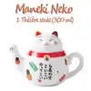 Tea set Theiere alone Cat Maneki Neko | oko-oko