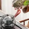 Théière Rotative en Verre 500 ml | OkO-OKO™ Belle Théière pour le thé en vrac rotative en verre transparent pendant le service oko-oko