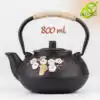 Theiere en Fonte <br> Noire avec Fleur de Cerisier | OkO-OKO™ Théière-en-fonte-noire-fleur-de-cerisier-Varainte-800ml-oko-oko