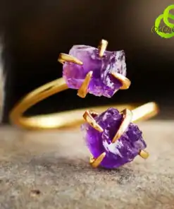 stein-ring-naturstein-rute Amethyst | oko-oko